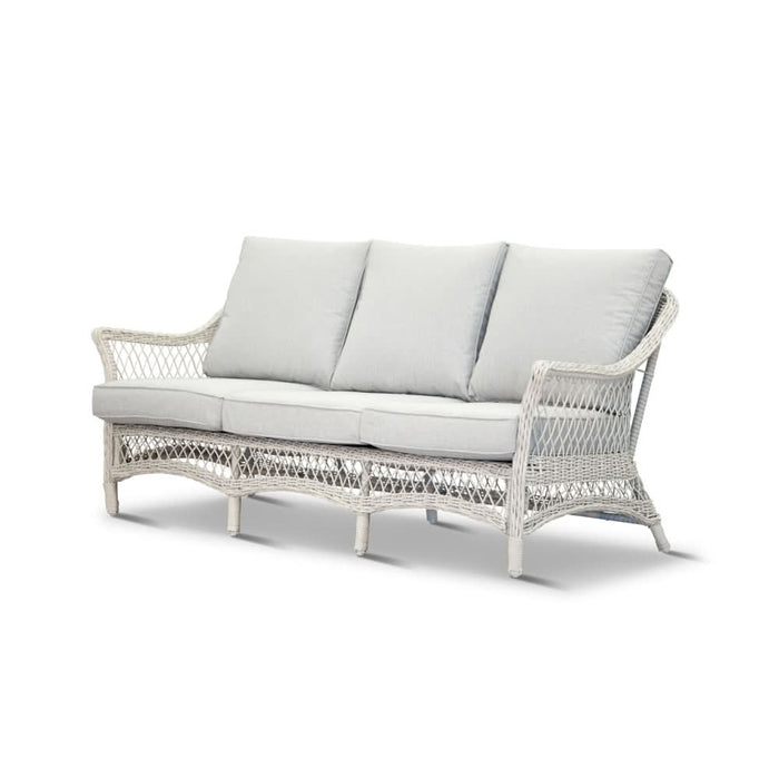 Madrid Elegance Outdoor 3 seat Oasis Set Light Grey Wicker