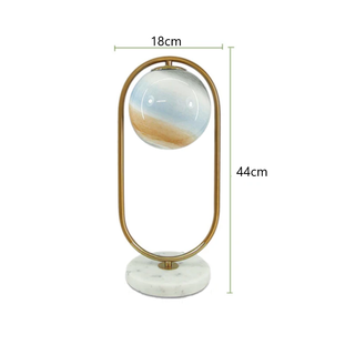 Magical Sphere Modern Marble Base Table Lamp 44cm x 18cm