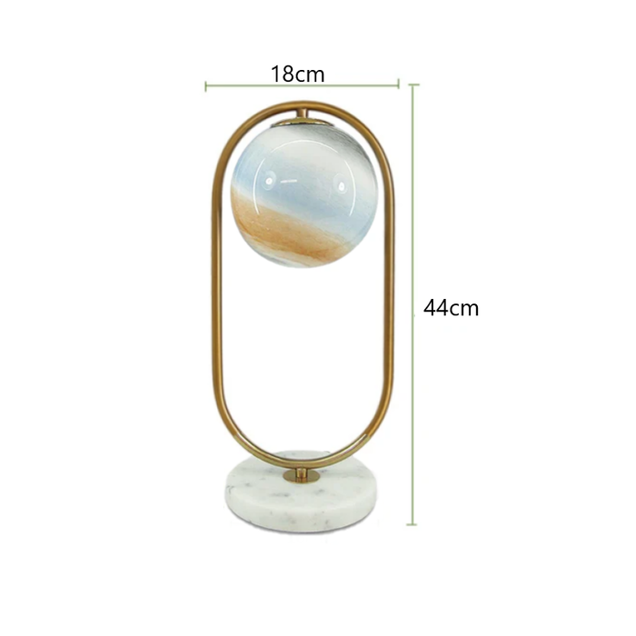 Magical Sphere Modern Marble Base Table Lamp 44cm x 18cm