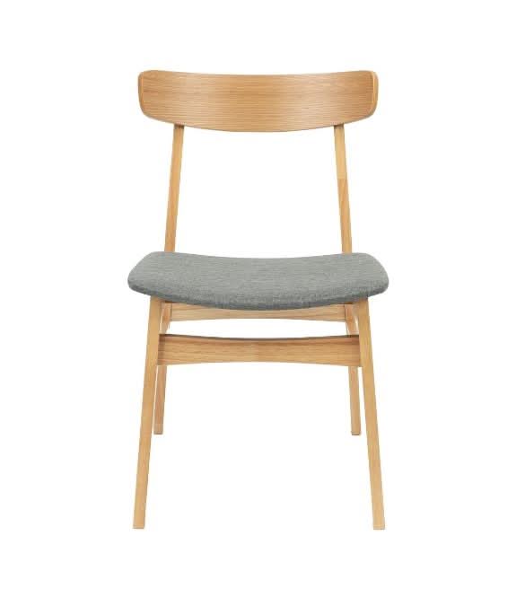 Malone 7-Piece Rectangular Dining Ensemble-Natural Elegance Chair
