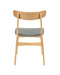 Malone 7-Piece Rectangular Dining Ensemble-Natural Elegance Chair Back Profile