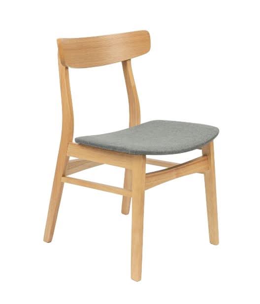Malone 7-Piece Rectangular Dining Ensemble-Natural Elegance Chair Side Profile