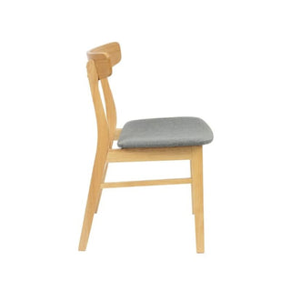 Malone Round Dining Chair Side Profile