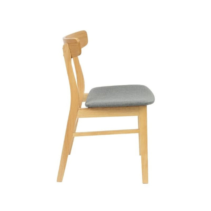 Malone Round Dining Chair Side Profile