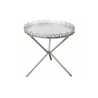 Manhattan Elegance Tripod Side Table Close Up Look