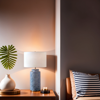 Mariana Porcelain Table Lamp Bedroom Living Room Light Stand - Shopica 