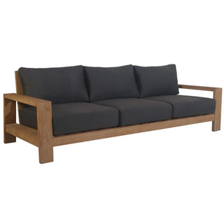 Marrakesh Charcoal Outdoor 3 Seater Sofa Side Profile