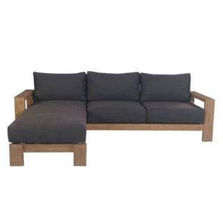 Marrakesh Outdoor 3 Seater Lounge with Chaise Left Side