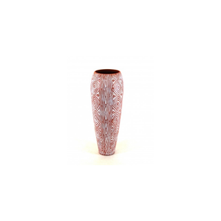Medi Polyresin Red Vase