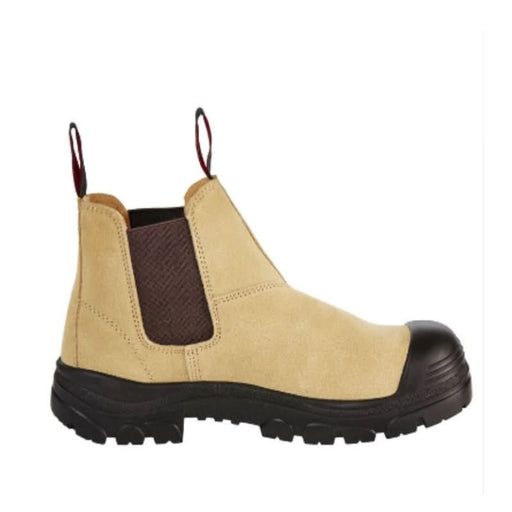 Mens Hard Yakka Grit Suede Pull Up Steel Cap Work Boots - Shopica 