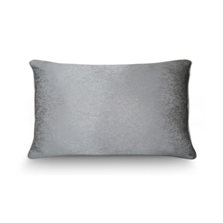 Metallic Classic Plain Cushion Grey 40 x 60 cm