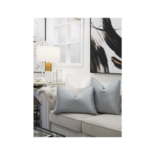 Metallic Classic Plain Cushion Grey Collection