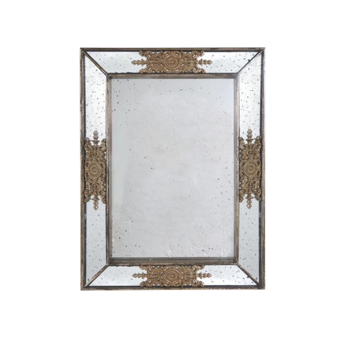 Milan Rectangular Golden Craft Classic Mirror