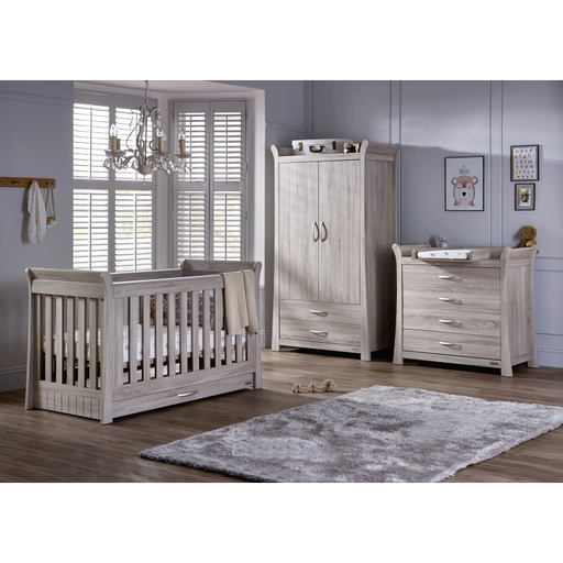 Minimalist and modern Love N Care Noble Cot Ash