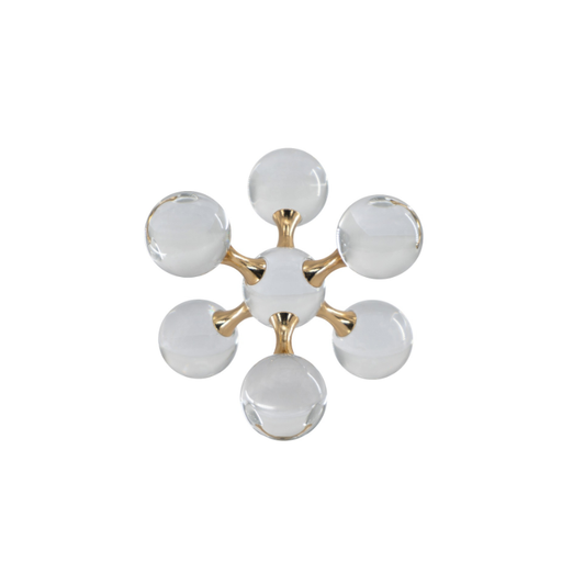 Molecular Crystal Ball Ornament