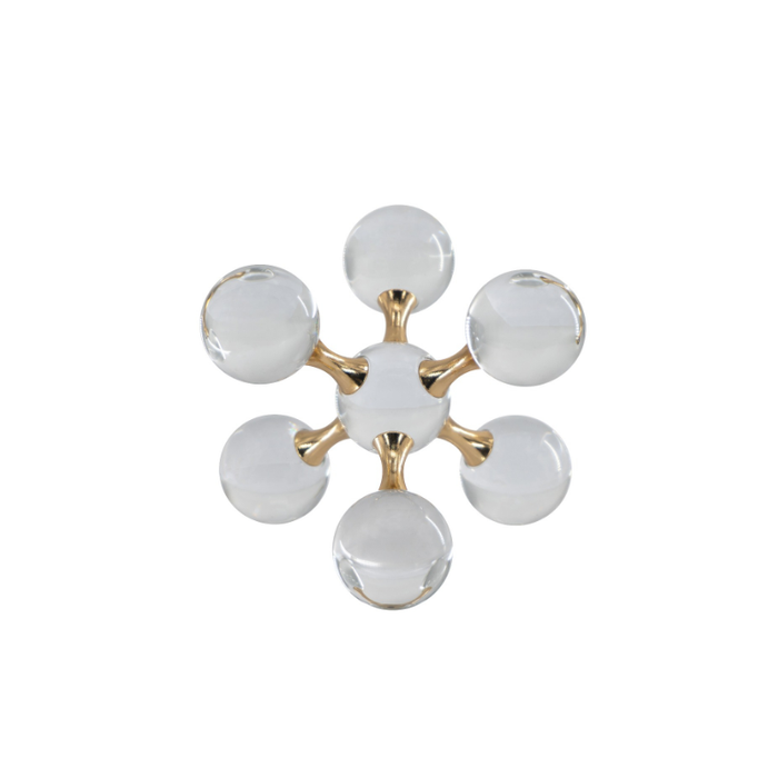 Molecular Crystal Ball Ornament