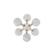 Molecular Crystal Ball Ornament