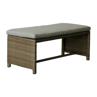 Monte Brown Outdoor Dining Bench 2
