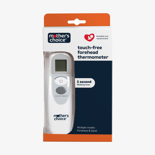 Mother's Choice Touch Free Forehead Thermometer Packaging