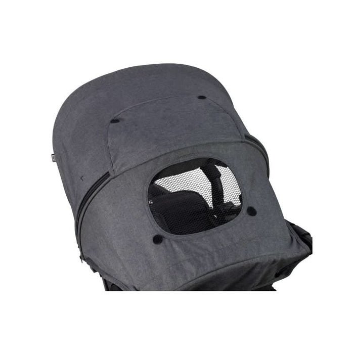 Mothers Choice Flux II 3 Wheel Layback Stroller hatch