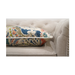Multi Colour Flower Leaf Modern Pattern Cushion Close Up Look