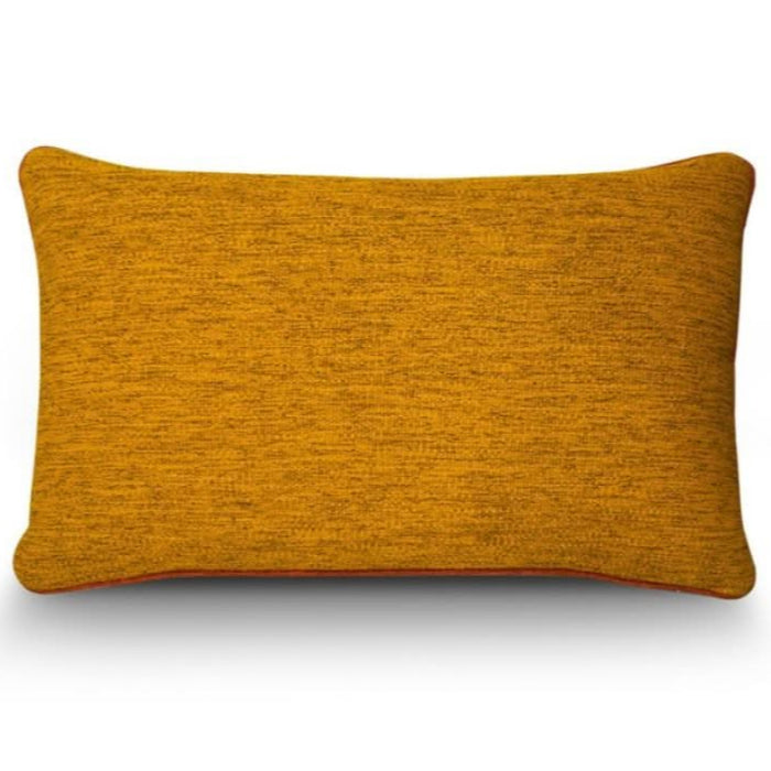 Mustard Yellow Woven Cushion 40 x 60 cm