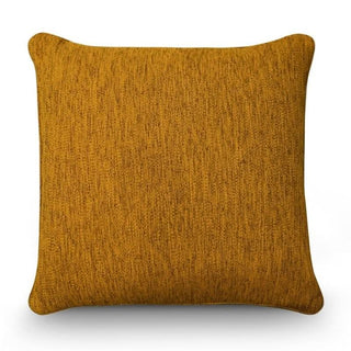 Mustard Yellow Woven Cushion 55 x 55 cm