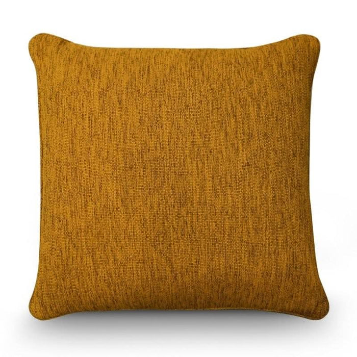 Mustard Yellow Woven Cushion 55 x 55 cm