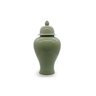 Oasis Teal Ceramic Jar
