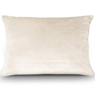 Offwhite Velvet Cushion 40 x 60 cm