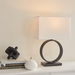 Olimpia Circle Table Lamp on display