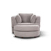 Orlando Swivel Chair & Ottoman Duo Steel