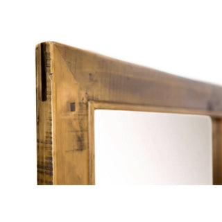 Outback Dresser and Mirror 7 Drawers Kit Pine Timber Oak Mirror Close-up