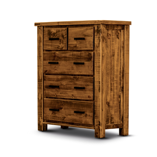 Outback Tallboy Majestic Storage Pine Oak Timber Side Profile