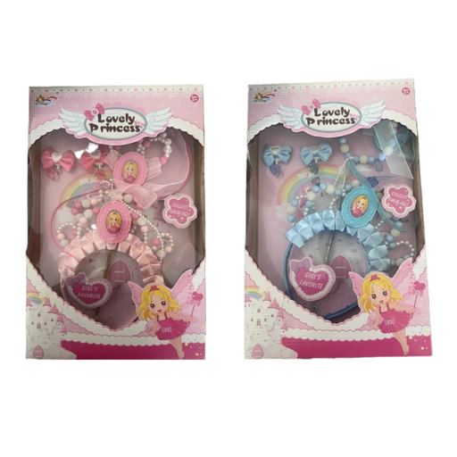 Pink and Blue Lovely Princess Jewellery Sets