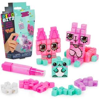Pixobitz Shimmer & Shape 2 in 1 Crafting Set 1 content