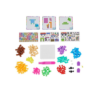 Pixobitz Shimmer & Shape 2 in 1 Crafting Set content