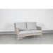 Priestly Elegance Light Grey Outdoor Double Seat Sofa