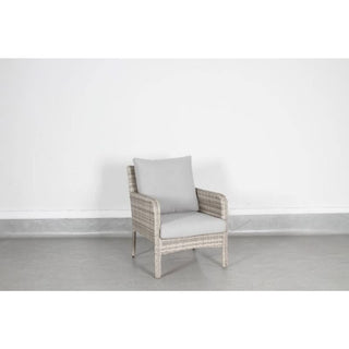 Priestly Elegance Light Grey Outdoor Seat