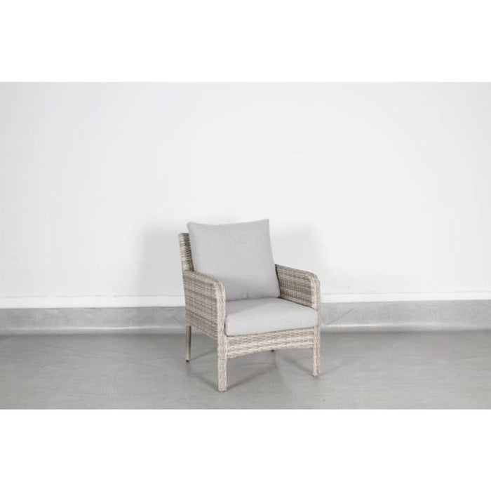 Priestly Elegance Light Grey Outdoor Seat