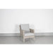 Priestly Elegance Light Grey Outdoor Seat
