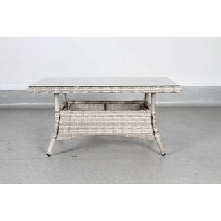 Priestly Elegance Light Grey Outdoor Table