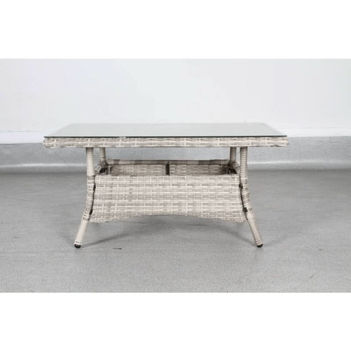 Priestly Elegance Light Grey Outdoor Table
