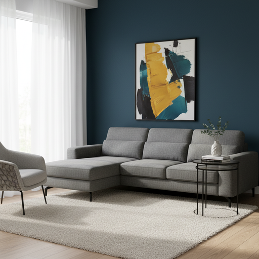 Radiant Circles: Set of 2 Glass Round Nesting Tables