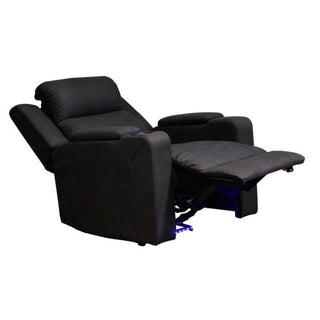 Reclined Academy Smart Electric Recliner Chair Black MkII