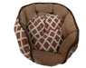 Reversible Round Diamond Puppy Pet Bed