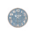 Riviera Blue Iron Wall Clock - Shopica