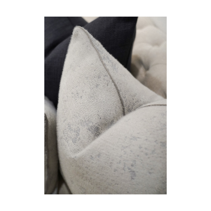 Rock Infusion Fancy Grey Cushion Close Up Look