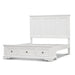 Sala White Storage Bed With Storage Bare