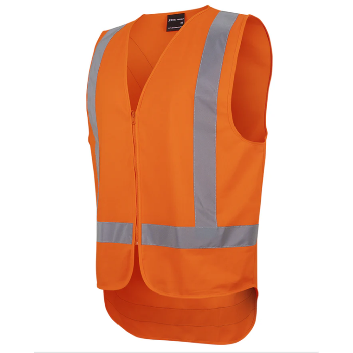 JB's NSW/QLD Rail Day Night Zip X-Back Safety Vest
